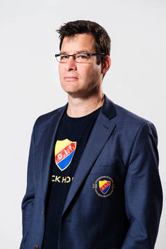 Djurgårdens Jonas Riedel poserar för ett porträtt