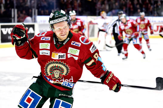 Frölundas Ryan Lasch jublar