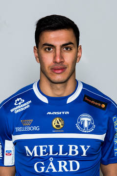 Trelleborgs Ali Jasim poserar för ett porträtt