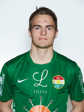 Dalkurd FFs Benjamnin Hjertstrand poserar för ett porträtt den 27 mars 2015 i Borlänge.