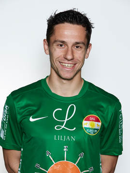 Dalkurd FFs Predrag Randjelovic poserar för ett porträtt den 27 mars 2015 i Borlänge.