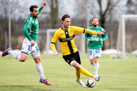 IK Brages Ahmet Abic och IK Frej Täbys Jakob Glasberg