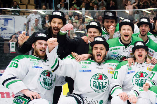 Rögles Christopher Liljewall, Andreas Lilja, Almen Bibic,