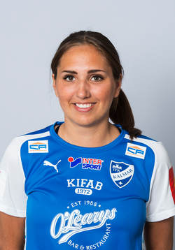  IFK Kalmars Mathilda Johansson Prakt poserar för ett porträtt i Kalmar den 30 mars 2015.
