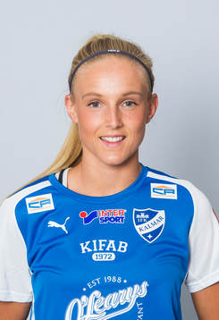  IFK Kalmars Malin Thorén poserar för ett porträtt i Kalmar den 30 mars 2015.