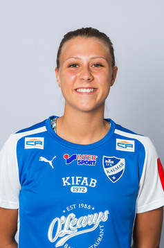  IFK Kalmars Emilia Hjertberg poserar för ett porträtt i Kalmar den 30 mars 2015.