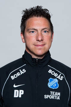 Norrbys assisterande Daniel Parfält poserar för ett porträtt den 31 mars 2015 i Borås.