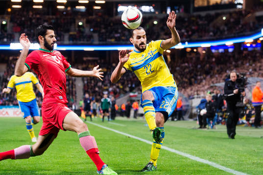 Irans Pejman Montazeri och Sveriges Erkan Zengin