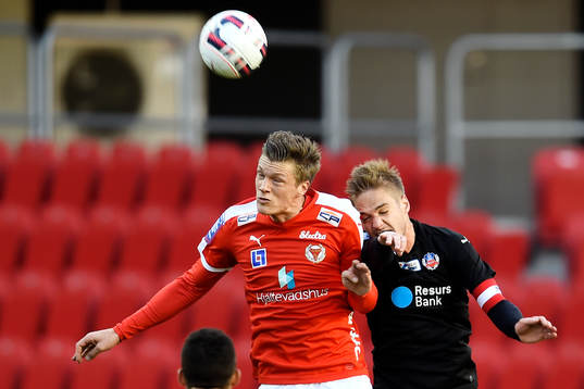 Kalmars Pär Eriksson och Helsingborgs Johan Mårtensson