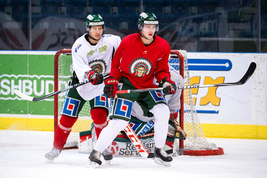 Frölundas Elias Fälth och Anton Blidh