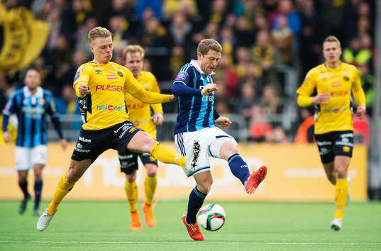 Elfsborgs Per Frick och Djurgårdens Stefan Karlsson