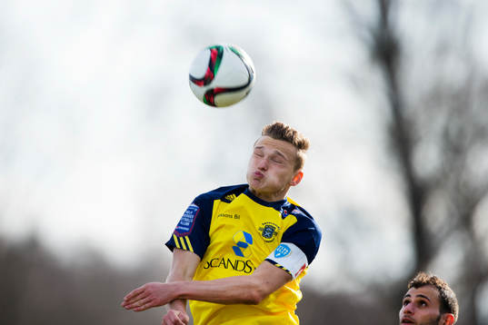  i matchen i Superettan mellan Ängelholm och Assyriska i Ängelholm 5 april 2015.