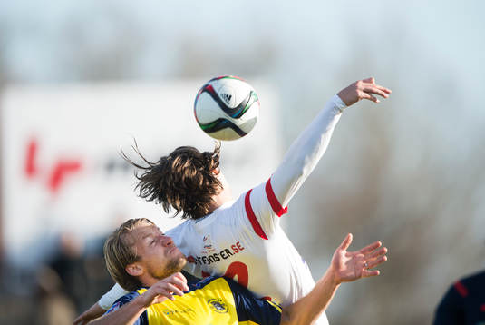  i matchen i Superettan mellan Ängelholm och Assyriska i Ängelholm 5 april 2015.