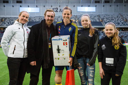 Sveriges Lotta Schelin utses till matchens lirare