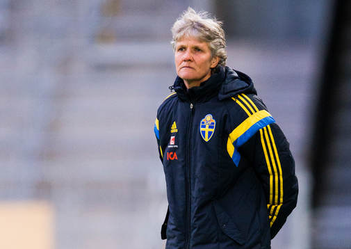 Sveriges förbundskapten Pia Sundhage