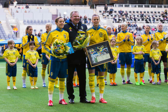 Sveriges Therese Sjögran fick pris för att hon gjort 200