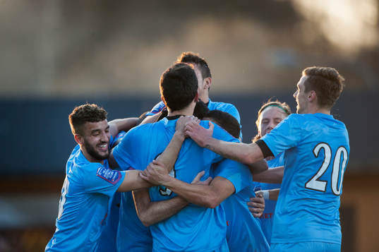    Athletics Rabi Elia har gjort 0-1 i matchen i Superettan mellan Mjällby och Athletic i Mjällby 8 april 2015.