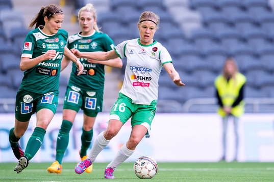 Mallbackens Sarah Bergman och Katrin Schmidt