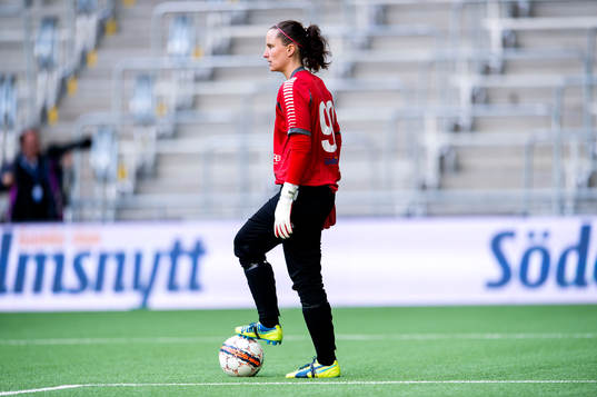 Hammarbys målvakt Sofia Lundgren