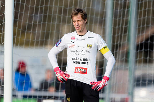 Mjällbys målvakt Mattias Asper