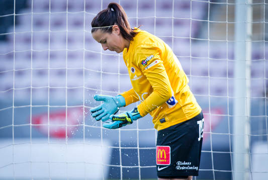 Örebros målvakt Carola Söberg