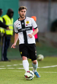 Frej Täbys Christophe Lallet med bollen