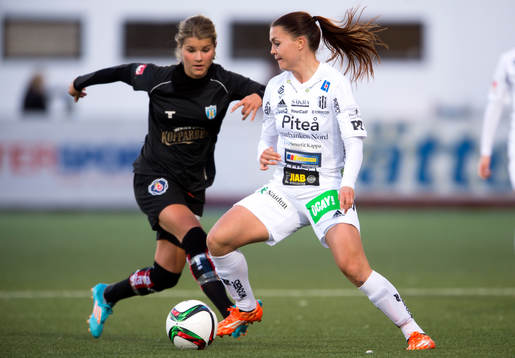 Göteborgs Andrine Hegerberg jagar Piteås Emilia Appelqvist