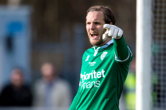 Utsiktens målvakt Axel Wibrån