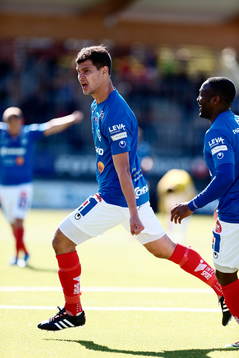 Åtvidabergs Mauricio Albornoz jublar