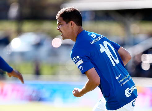 Åtvidabergs Mauricio Albornoz jublar