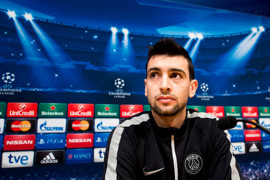 Paris Saint Germains Javier Pastore