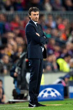 Barcelonas tränare Luis Enrique