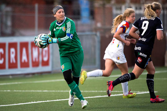 Hovås Billdals målvakt Jenny Olsson