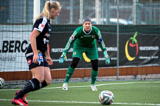 Hovås Billdals målvakt Jenny Olsson