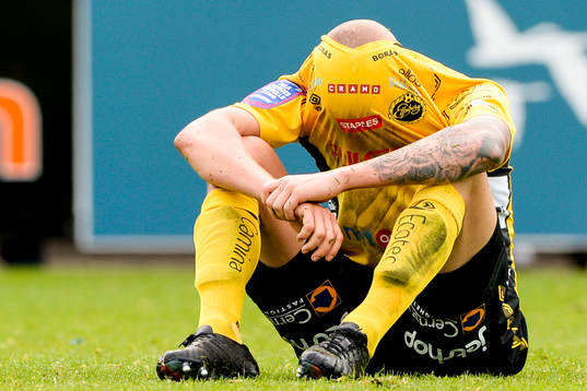 Elfsborgs Sebastian Holmén deppar