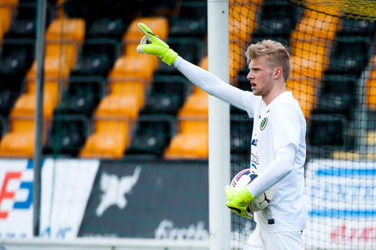 Jönköpings Södras målvakt Anton Cajtoft