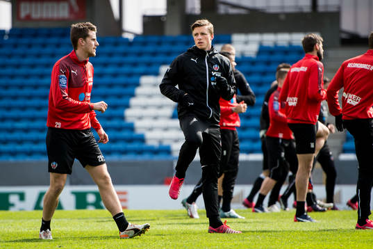 Helsingborgs Jesper Björkman och Carl Johansson