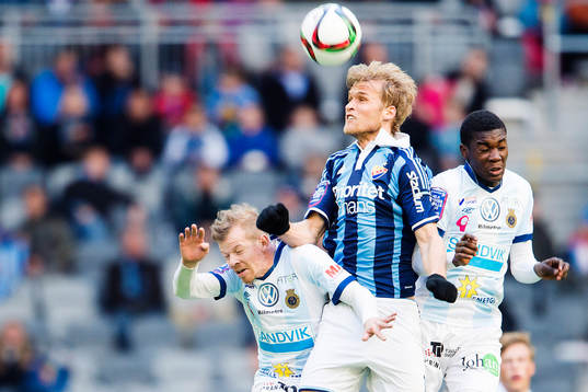 Gefles Jonas Lantto och Tshutshu Tshakasua Wa i en