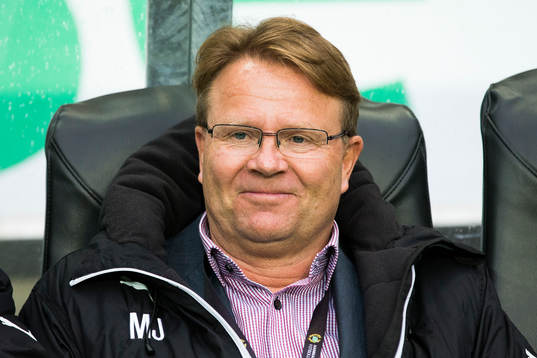Hammarbys sportchef Mats Jingblad innan fotbollsmatchen i Allsvenskan mellan AIK och Hammarby den 4 maj 2014 i Stockholm. 