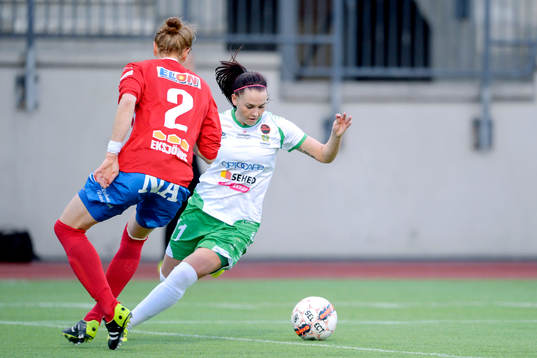 Hammarbys Emma Janssonoch Örebros Sara Nordin