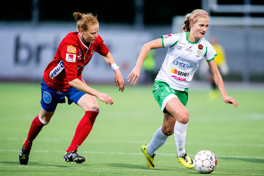 Örebros Sara Nordin och Hammarbys Moa Hedell