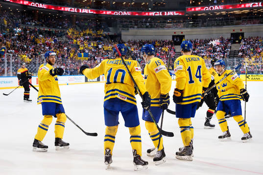 Sveriges Petter Granberg, Joakim Lindström, Mattias