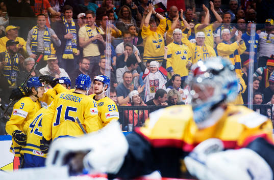 Sveriges John Klingberg, Oscar Möller, Joakim Lindström,