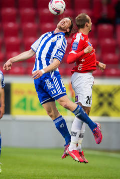 Kalmars Pär Ericsson och IFK Göteborgs Gustav Svensson