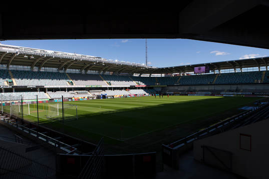 Vy över Gamla Ullevi innan fotbollsmatchen i Allsvenskan mellan Häcken och Örebro den 10 maj 2015 i Göteborg.