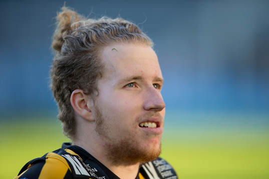 Häckens Samuel Gustafson glad