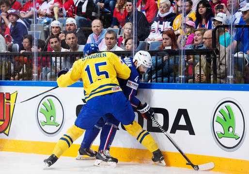 Sveriges Mattias Sjögren och Frankrikes Antonin Manavian
