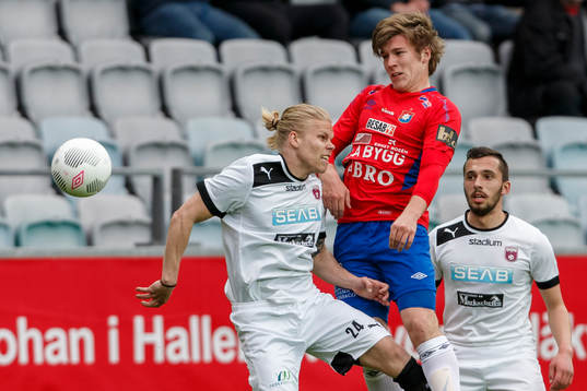 Qvidings Joakim Hall och Örgrytes Andre Nilsson