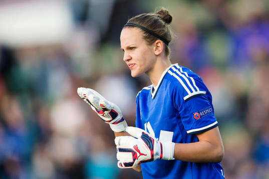 Frankfurts målvakt Desiree Schumann