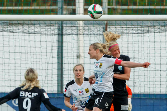 Umeås Lisa Lantz och Göteborgs Kathlene Fernström